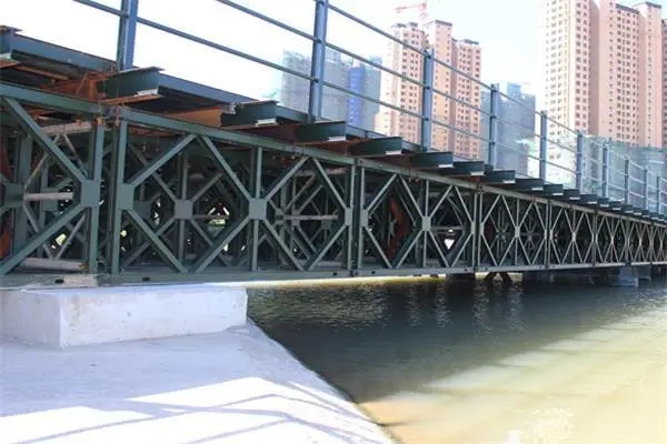 如何保证湖南钢便桥的支撑结构稳定和牢固?