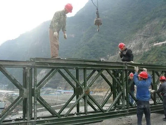 湖南贝雷桥安装施工时的注意事项